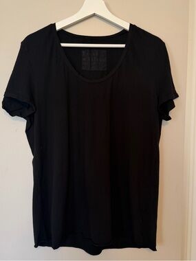 Frank & Eileen Tee Lab Black Crewneck Short Sleeve Top